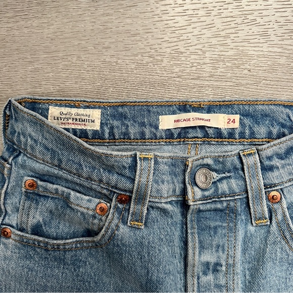 LEVI’S RIBCAGE STRAIGHT JEANS - Picture 6 of 7